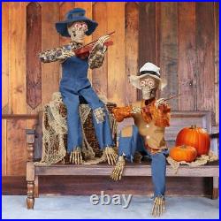 Animated Dueling Fiddler Skeletons, Halloween Decorations