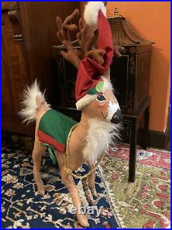 Annalee reindeer large 34 inches tall rare Christmas