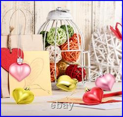 Anniversary Birthday Decorations 72 Pack Red Pink Gold Heart Ornaments Love New