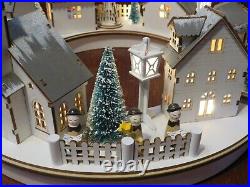 Arhaus Winter Village Tree Collar Lighted Scenery Battery Operated Christmas