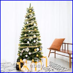 Artificial Christmas Tree, Classic Pine Fir Pencil Tree 5/6/7 FT
