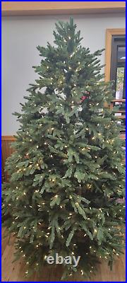 Artiplanto Oscar Most Realistic Artificial Fir Pre-lit Christmas Tree 7.5' New