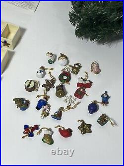 Avon Christmas is Coming Advent Tree Replacement Parts Drawers Ornaments LOT