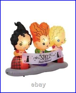 BNIB SOLD OUT Disney 4.5ft Hocus Pocus Sisters Air Blown Inflatable-Never Opened