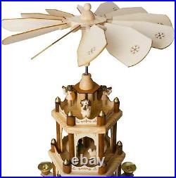 BRUBAKER Christmas Pyramid 3-Tier 18 Inches Designed in Germany