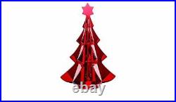 Baccarat Crystal 2017 Noel Fir Tree Red BRAND NEW IN RED BACCARAT BOX SET