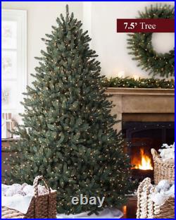 Balsam Hill 7.5Ft Premium Pre-Lit Artificial Christmas Tree'Traditional' Classi