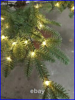 Balsam Hill Alpine Balsam Fir 7.5', Pre-lit Tree Clear Fairy Lights OPEN Read