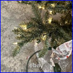 Balsam Hill Classic Blue Spruce 6 Foot Clear Lights (Each section plugs in)