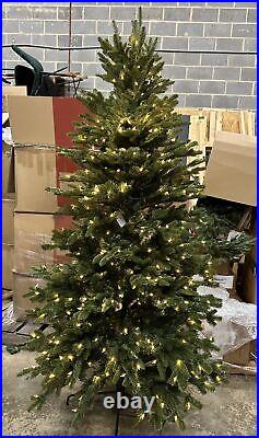 Balsam Hill Fraser Fir Narrow Christmas Tree 7.5 ft Candlelight LED Open $899
