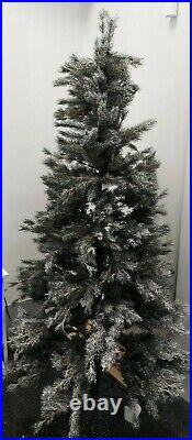 Balsam Hill - Frosted Sugar Pine 7 Foot Unlit, Christmas Tree, NewithOpen box