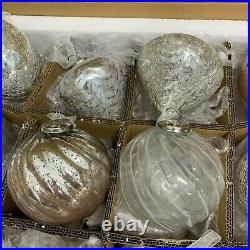 Balsam Hill Jumbo French Country Ornament Set 12-Piece NEWith Open box