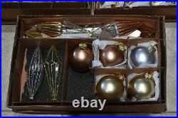Balsam Hill Ornaments designed by Nicole Miller set of 36 EUC GORGEOUS