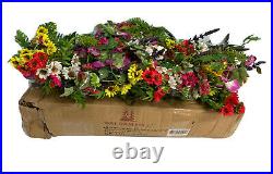 Balsam Hill Outdoor Meadow Artificial Garland 6' NEWithOpen (Distressed box) $139