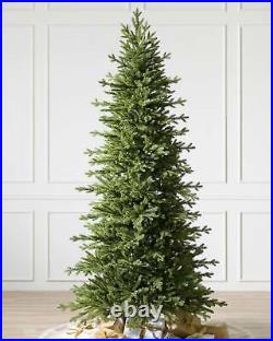 Balsam Hill Red Spruce Slim 6.5 Ft Christmas Tree Candlelight Clear LED