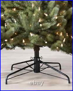 Balsam Hill Vermont White Spruce Narrow Christmas Tree 7.5 Ft Candlelight Clear
