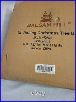 Balsam Hill XL Rolling Christmas Tree Bag Fits 9' Tall 70 Wide Trees New
