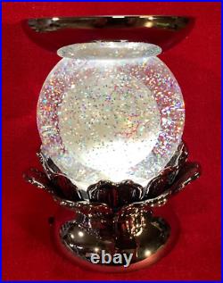 Bath & Body Works 7 Spinning Eyeball Water Globe Candle Pedestal Iridescent NWT