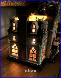 Bath & Body Works Slatkin Vampire Halloween Haunted House Luminary Candle Holder