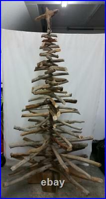 Beautiful Hand Crafted 7 ft Driftwood Christmas Tree