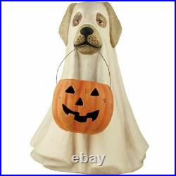 Bethany Lowe Halloween Ghost Dog Jack O Lantern Large TD5046 Free Shipping