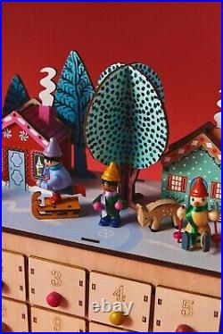 Big18 Anthropologie Celia Village Cabin Advent Calendar Christmas Holiday Lites