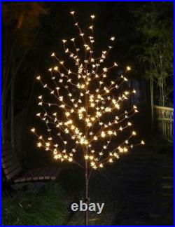 Blossom Tree LED Lighted Indoor Outdoor Decor Patio Porch 6 Ft Home Gift NEW