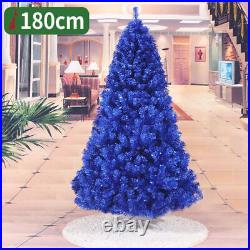 Blue Artificial Christmas Tree Brooch lots Undecorated Xmas Tree 2 3 4 5 6 7 8FT