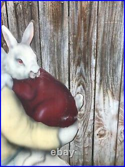 Boardwalk Originals Hand Painted By Barrett & Buller Easter Bunny Family Rare