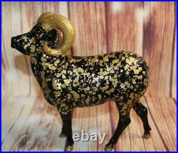 Breyer Horses Montana Black and Gold Sheep Ram Collector Club Web Limited New