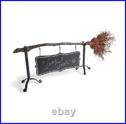 Broomstick Snack Bowl Stand For halloween haven