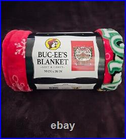 Buc-ees Christmas Bundle- Ultimate GIFT -Collectable Blanket Tumbler Socks NEW