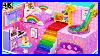 Build_Unicorn_House_With_Rainbow_Swimming_Pool_For_Pet_Easy_Diy_Miniature_Cardboard_House_01_eyvi