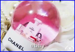 CHANEL 2016 Pink Snow Globe RARE Christmas gift Limited VIP + DHL