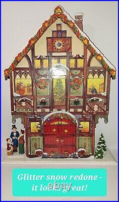 CHRISTMAS ADVENT CALENDAR HOUSE Exc. Condition 25 T Costco Kirkland Fresh Snow
