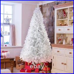CLARFEY 9/10 Ft High Christmas Tree Pine Artificial Spruce Metal Stand Xmas