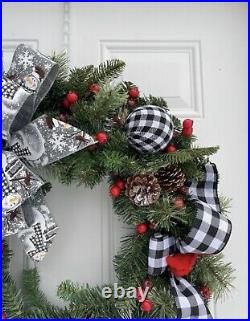 Cardinal Wreath, Christmas Wreaths For Front Door