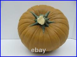 Carton Of Six 11 Artificial Carvable Pumpkins New Hand Painted Low Density Foam
