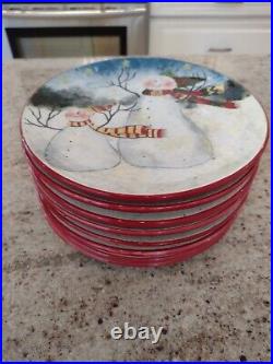 Certified International Susan Winget Bowls/plates Enchanted Christmas Set Of 26