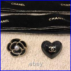 Chanel 2023 Christmas Limited Ribbon & Charms of Camellia & Heart Holiday Black