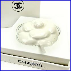 Chanel ornament Camellia White Woman Authentic Used F772