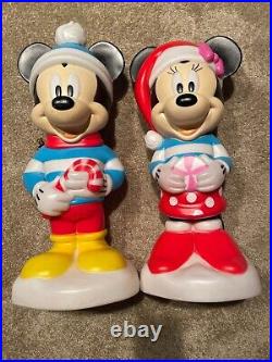 Christmas 23'' Disney Door Greeters Mickey & Minnie SET NWT