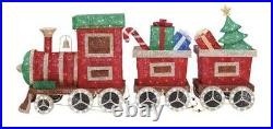 Christmas Decoration Train Set with LED Lights 40 Inch (102cm) Indoor / Outdoor
