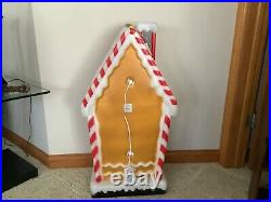 Christmas Gingerbread House Blow Mold 36 HTF New 912