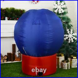 Christmas Inflatable Decoration Snowball with Santa Claus Yard Ft Outdoor Decor
