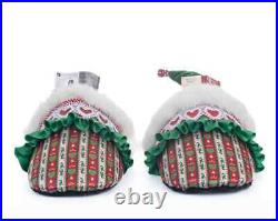 Christmas Katherine's Gifts 2pc Mr. And Mrs. Mousecarpone Mice In Slippers