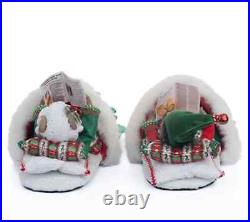 Christmas Katherine's Gifts 2pc Mr. And Mrs. Mousecarpone Mice In Slippers