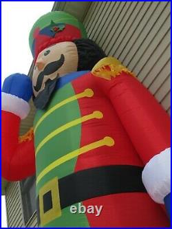 Christmas Nutcracker Airblown Inflatable 16 ft Lighted Holiday Living NIB (F482)