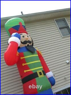 Christmas Nutcracker Airblown Inflatable 16 ft Lighted Holiday Living NIB (F482)