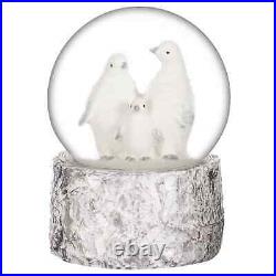 Christmas Penguin Snow Globe Ideal Xmas Decoration For Home / Office